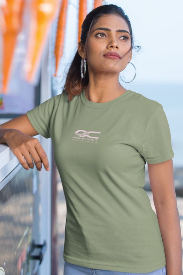 Women's OC Logo Tee, Sage