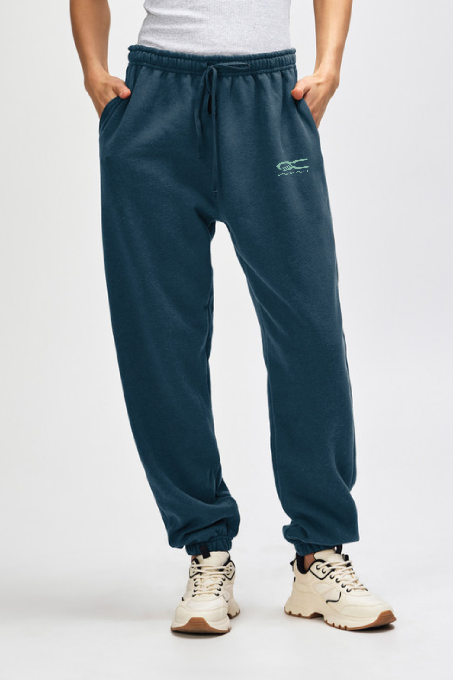 men's track pants Australia Oc Logo Sea Blue
