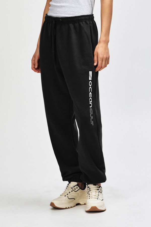 vertical logo black track pants Australia