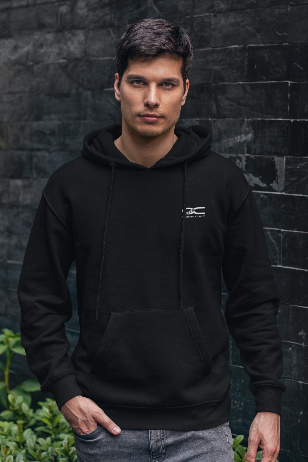 OC Black Men's Hoodie - Image 4