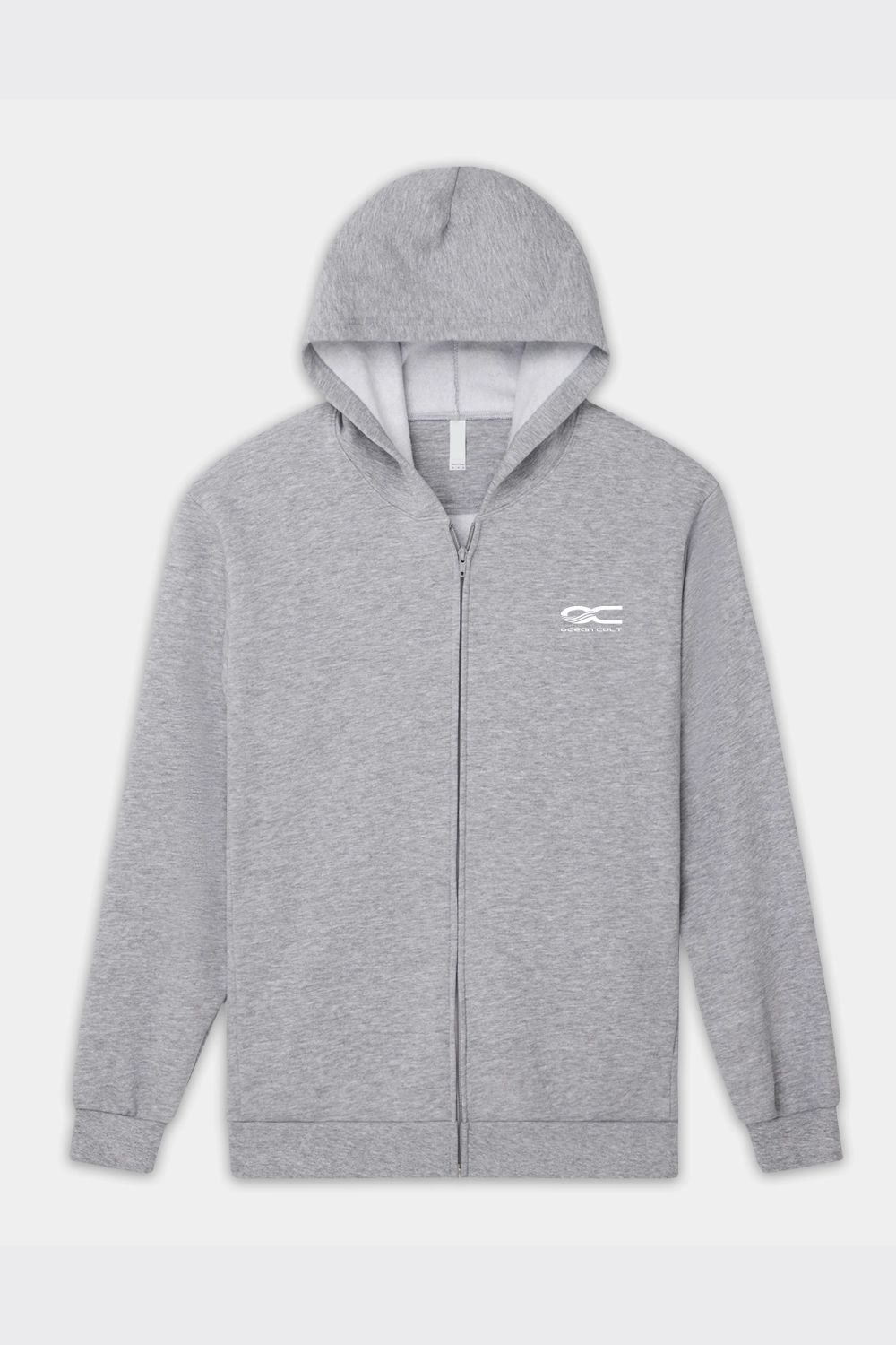 OC Grey Men's Zip Hoodie - Image 2