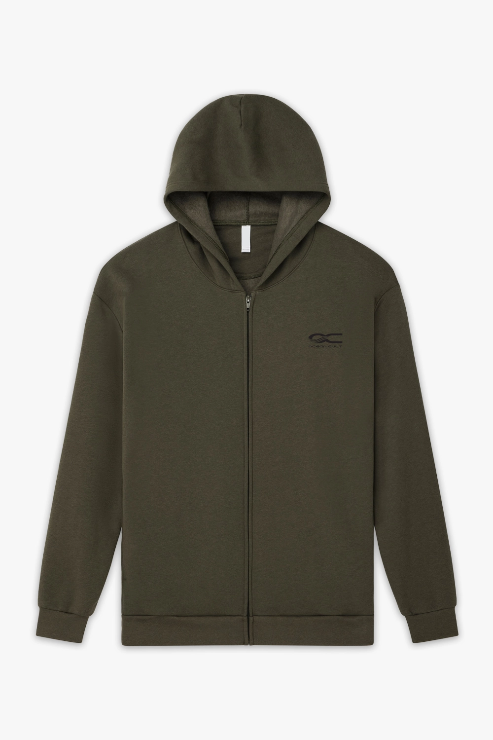 OC Lieutenant Green Men's Zip Hoodie - Image 2